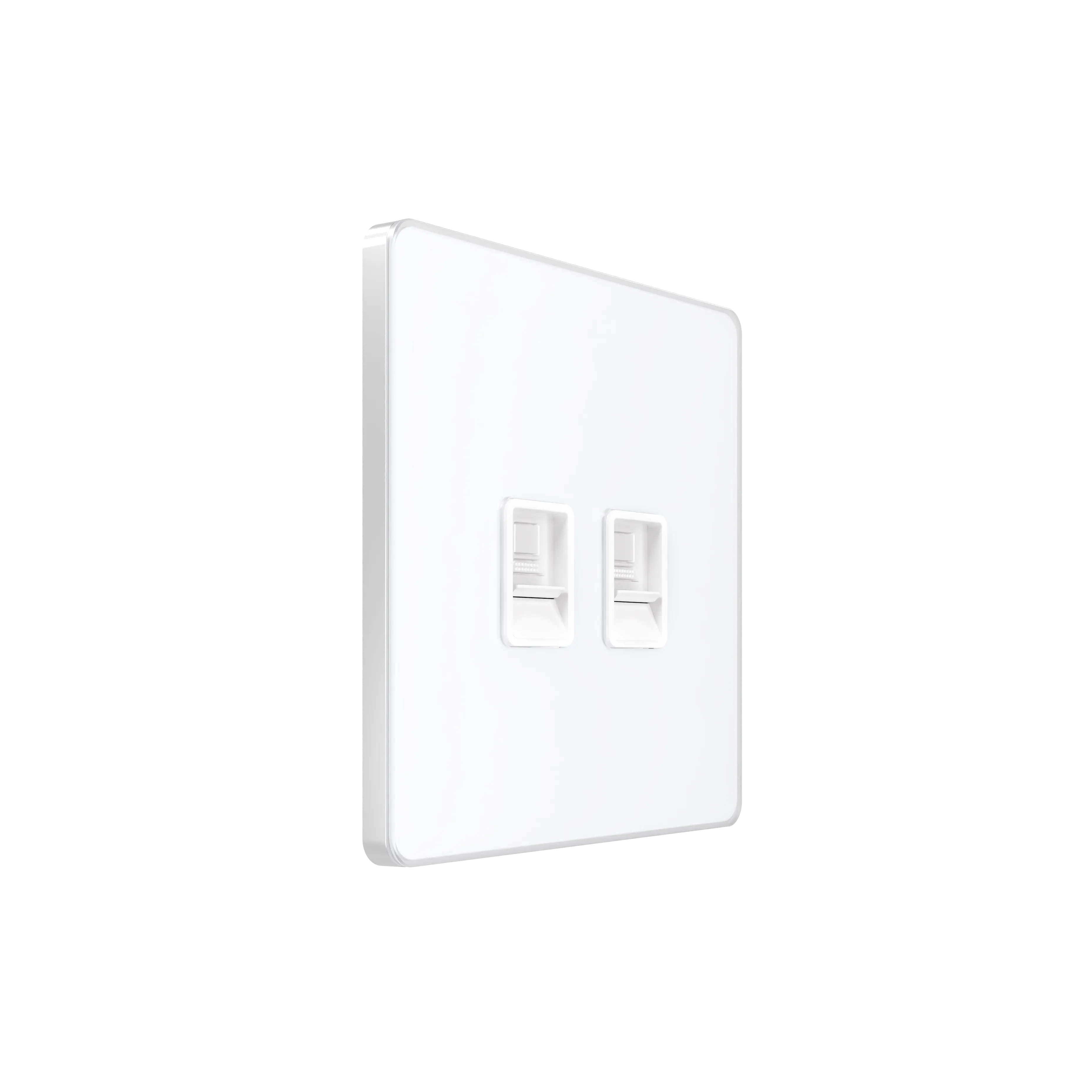 Systeme Infinity, Розетка информационная С/У RJ-45 кат.5e 2-я, Арктический лед