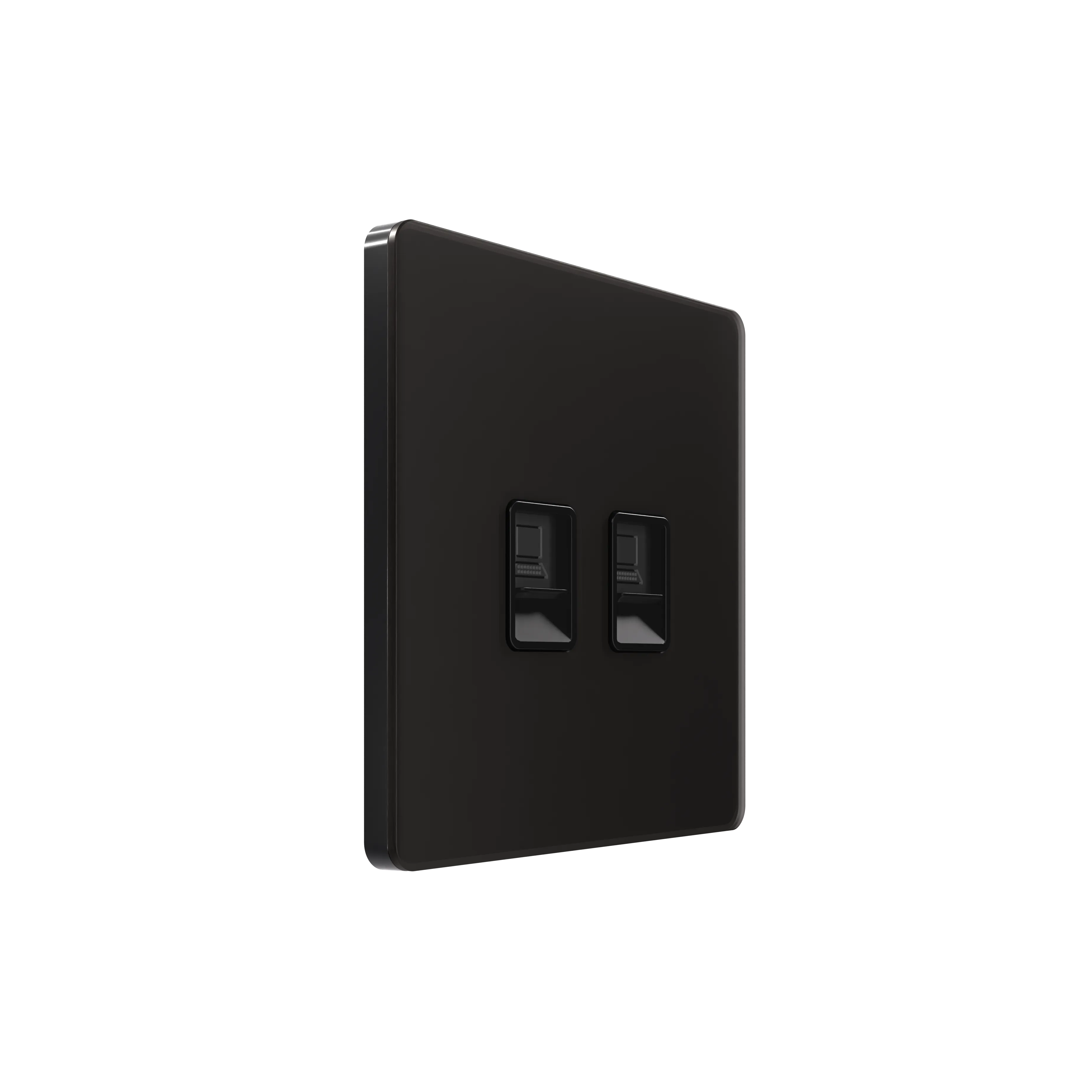 Systeme Infinity, Розетка информационная С/У RJ-45 кат.5e 2-я, Полярная ночь