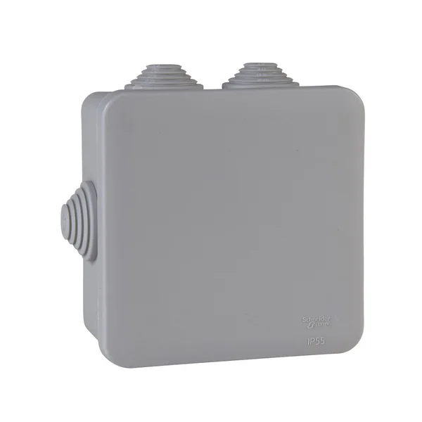 MULTIBOX Коробка распред. откр. установки 100x100x50, габариты 130х130х58, IP55 СЕРАЯ