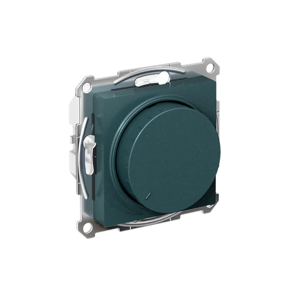 ATLASDESIGN СВЕТОРЕГУЛЯТОР (диммер) поворотно-нажимной, LED, RC, 400Вт, механизм, ИЗУМРУД