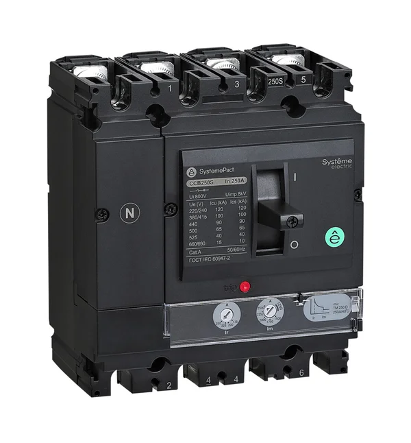 АВТ.ВЫКЛ SYSTEMEPACT CCB100 50KA 4P4D TMD80
