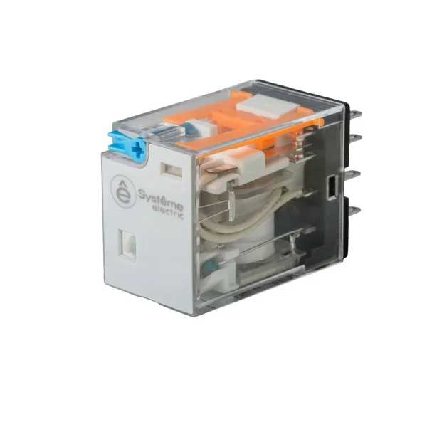 Реле 12A 2CO 110VDC тест кнопка LED