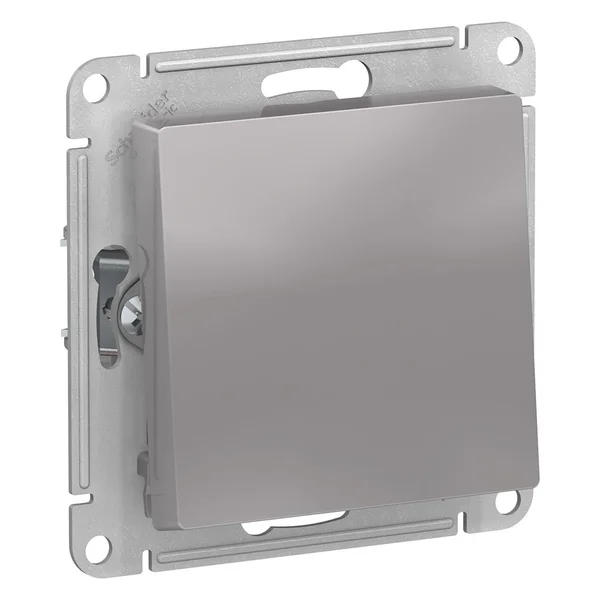 ATLASDESIGN AQUA 1-клавишный ПЕРЕКЛЮЧАТЕЛЬ, IP44, сх.6, 10АХ, механизм, АЛЮМИНИЙ