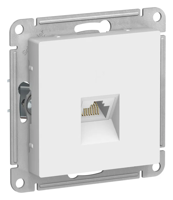 ATLASDESIGN РОЗЕТКА компьютерная RJ45 кат. 6A, механизм, ЛОТОС