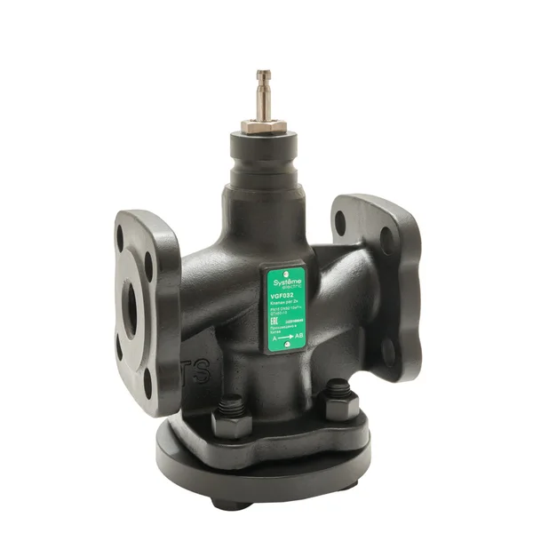 Клапан регулирующий 2-ход фланц PN16 DN32 15м³/ч -20…+130°С