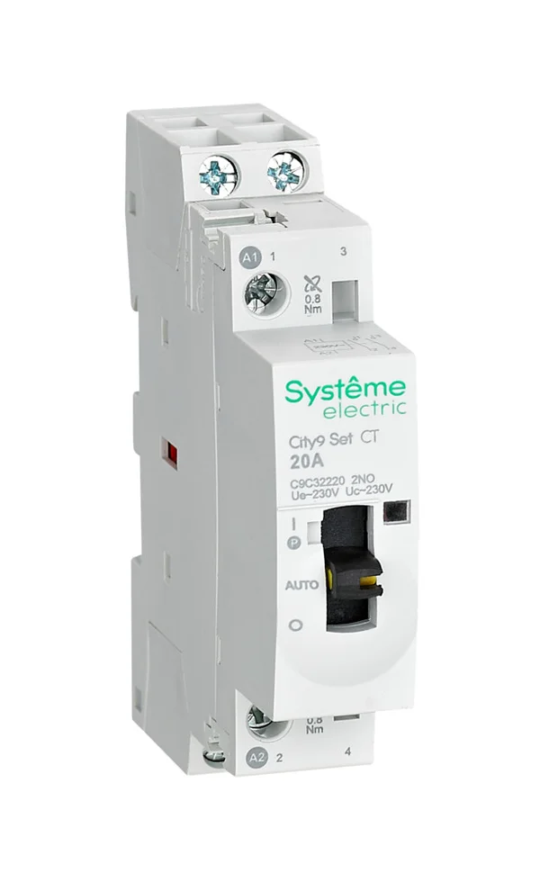 City9 Set Контактор 2P 2НО 20A AC 230В-230В