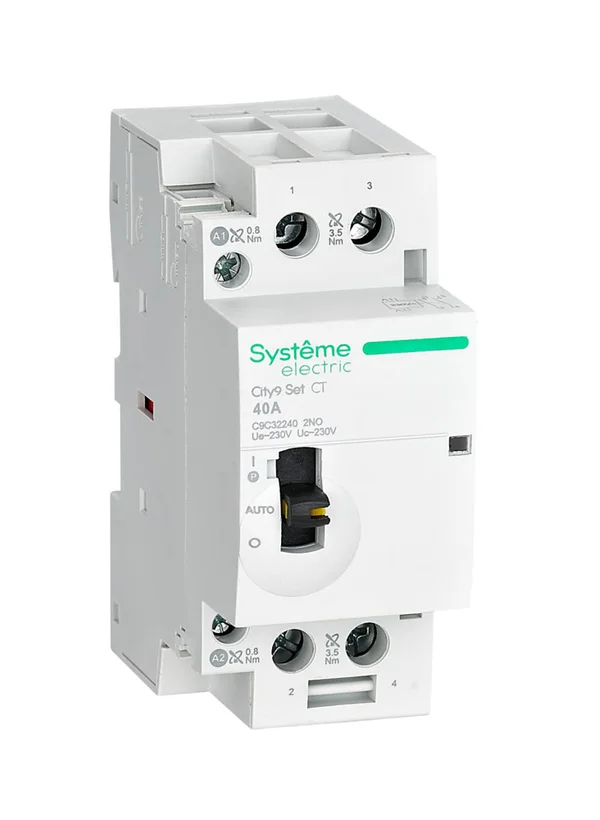City9 Set Контактор 2P 2НО 40A AC 230В-230В