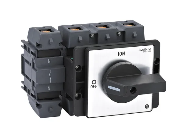 ВЫКЛЮЧАТЕЛЬ-РАЗЪЕДИНИТЕЛЬ 4P 125A IP40 С ЧЁРНОЙ РУКОЯТКОЙ НА ДВЕРЦУ 4 ВИНТАМИ