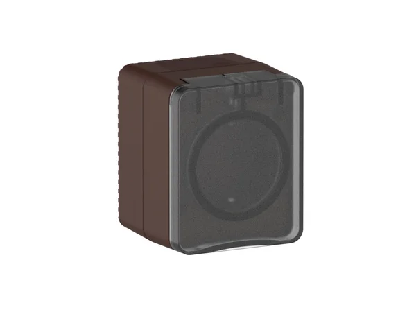Розетка "AtlasDеsign" IP54 О/У с ЗазК. 1м. (250В,16А, защит.шторки)