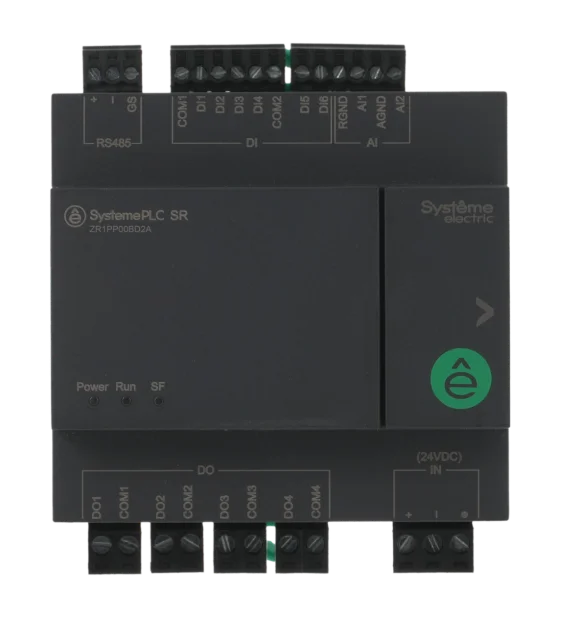 Интеллектуальное реле SR1; 24 VDC; 12 IO: 6 DI, 4 DO (реле); 2 AI; 1xRS485