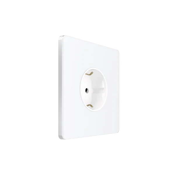 Systeme Infinity, Розетка С/У с ЗК (250В, 16А, защит.шторки), Арктический лед
